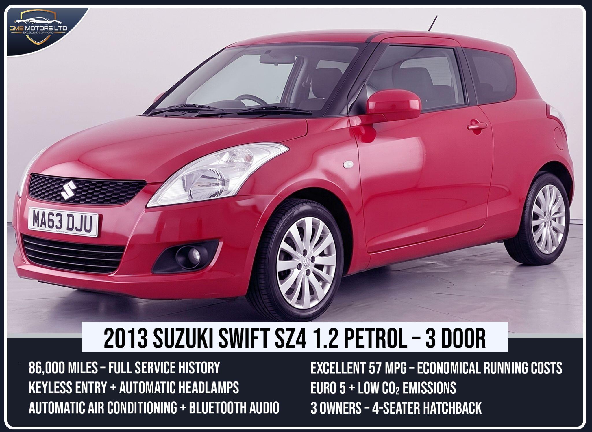 2013 Suzuki Swift 1.2 SZ4 Euro 5 3dr