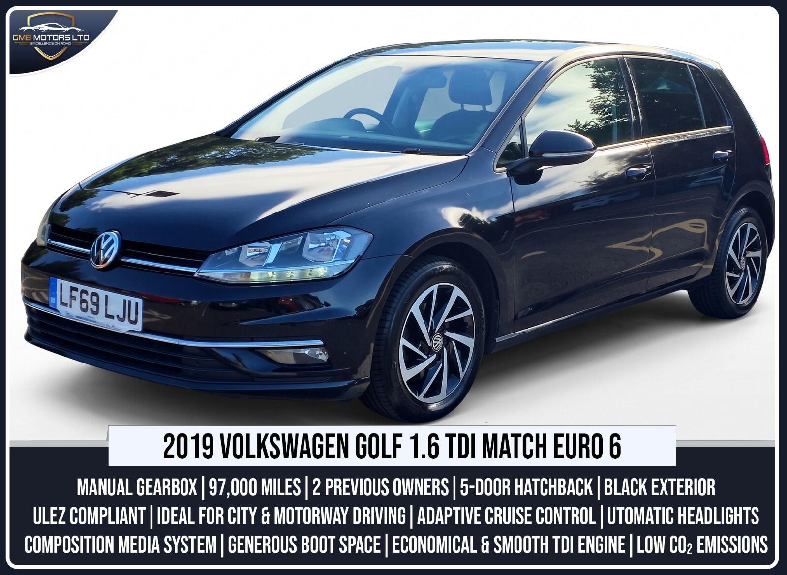 2019 Volkswagen Golf 1.6 TDI Match Euro 6 (ss) 5dr