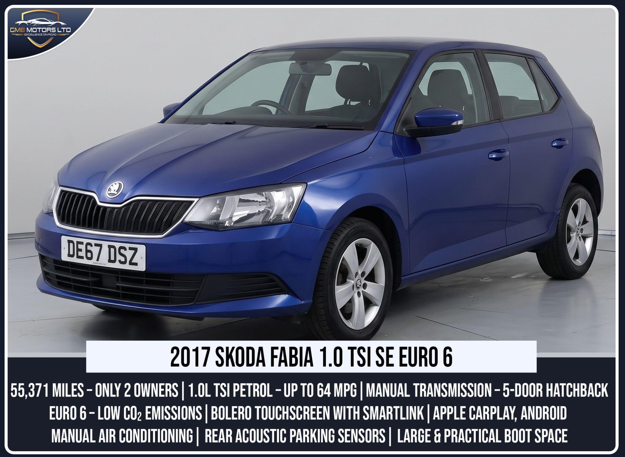 2017 Skoda Fabia 1.0 TSI SE Euro 6 (ss) 5dr