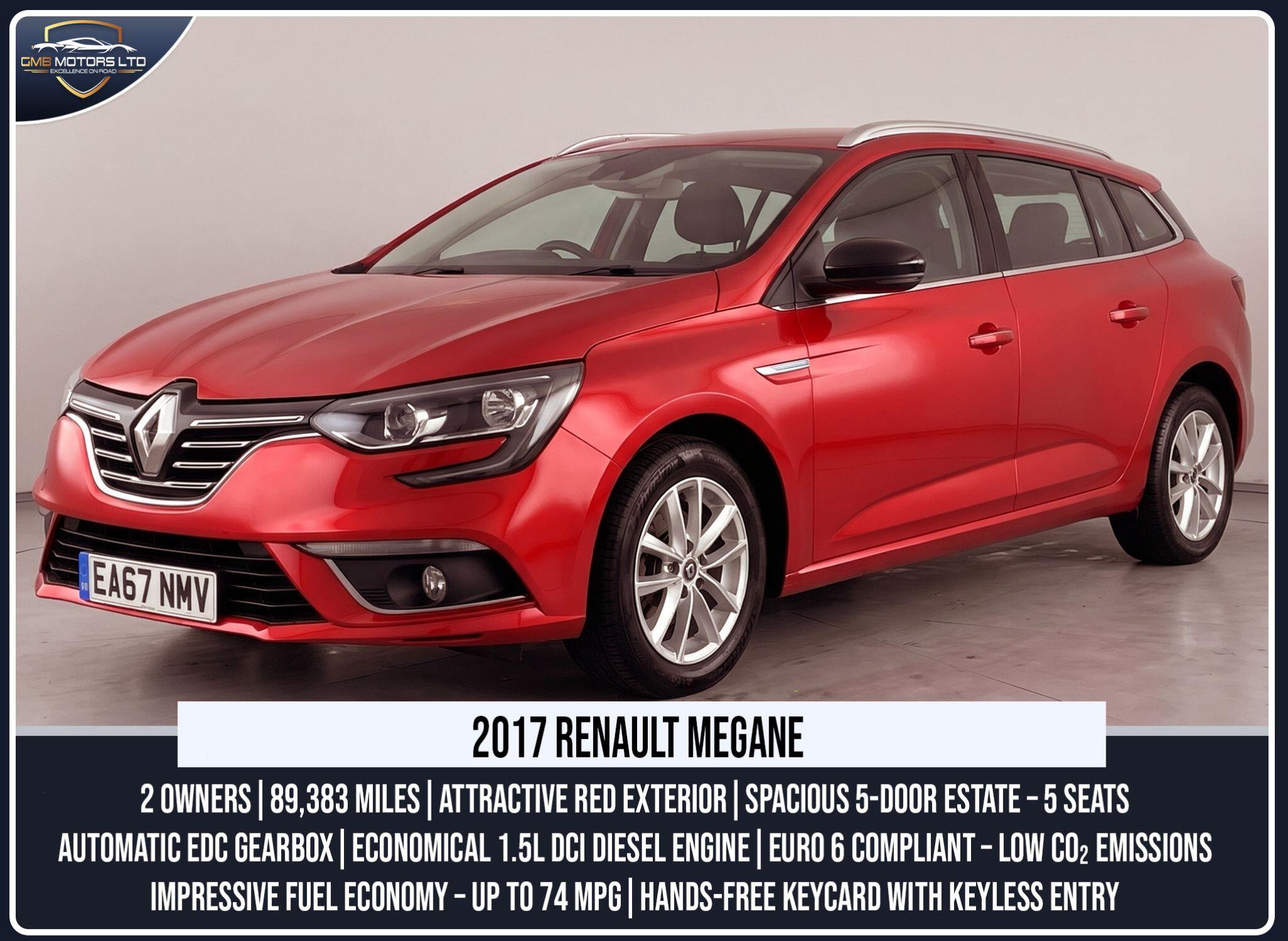 2017 Renault Megane 1.5 dCi Dynamique Nav Sport Tourer EDC Euro 6 5dr